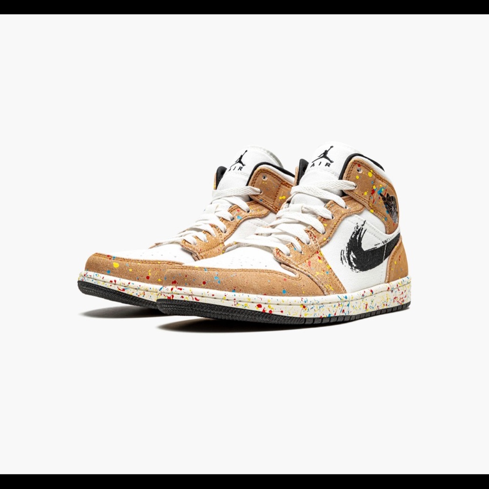 A1 Jordan Mid SE “Brushstroke”